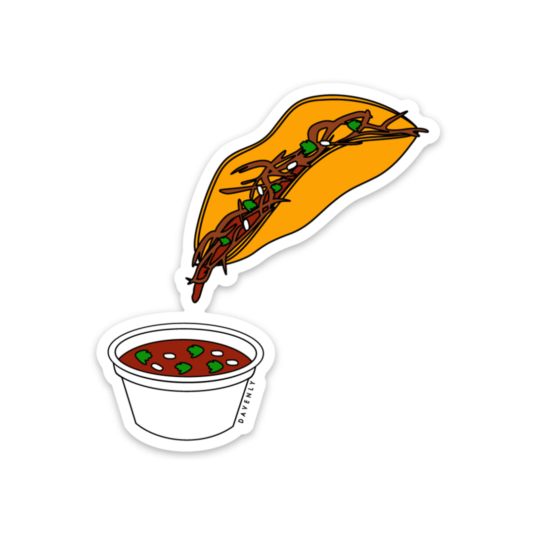 Birria Taco Sticker