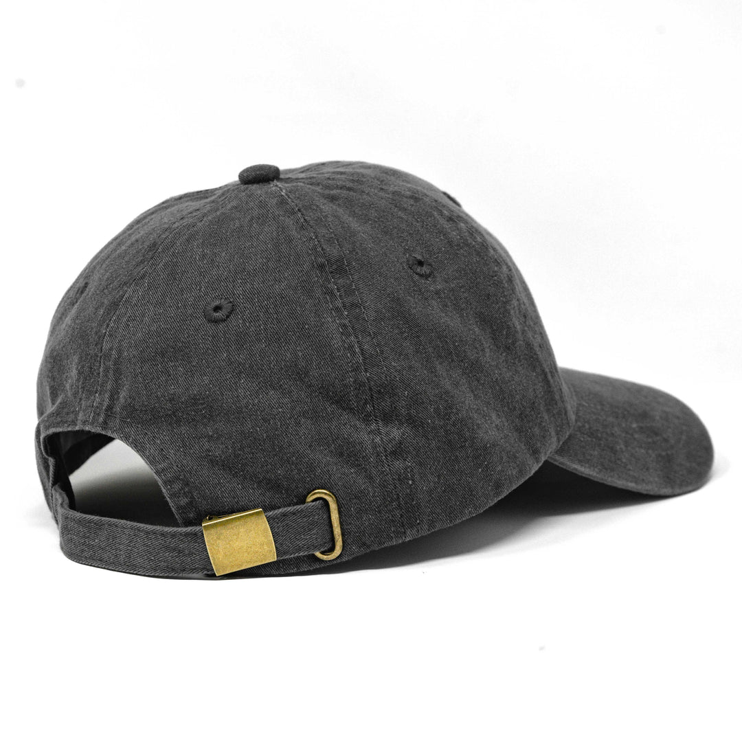 black vintage hat