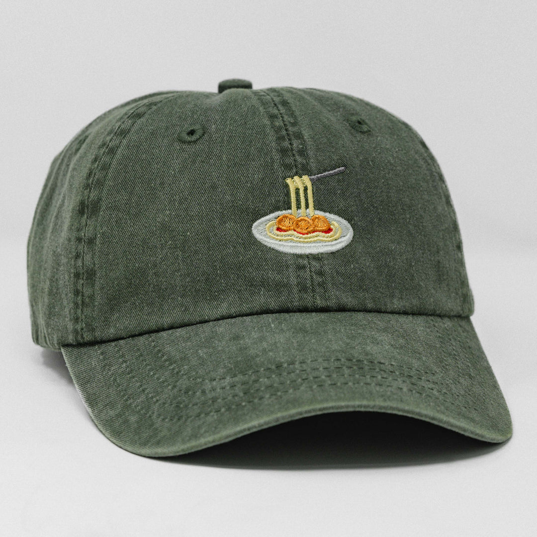 Spaghetti Embroidered Dad Hat – The Hungry Sloth