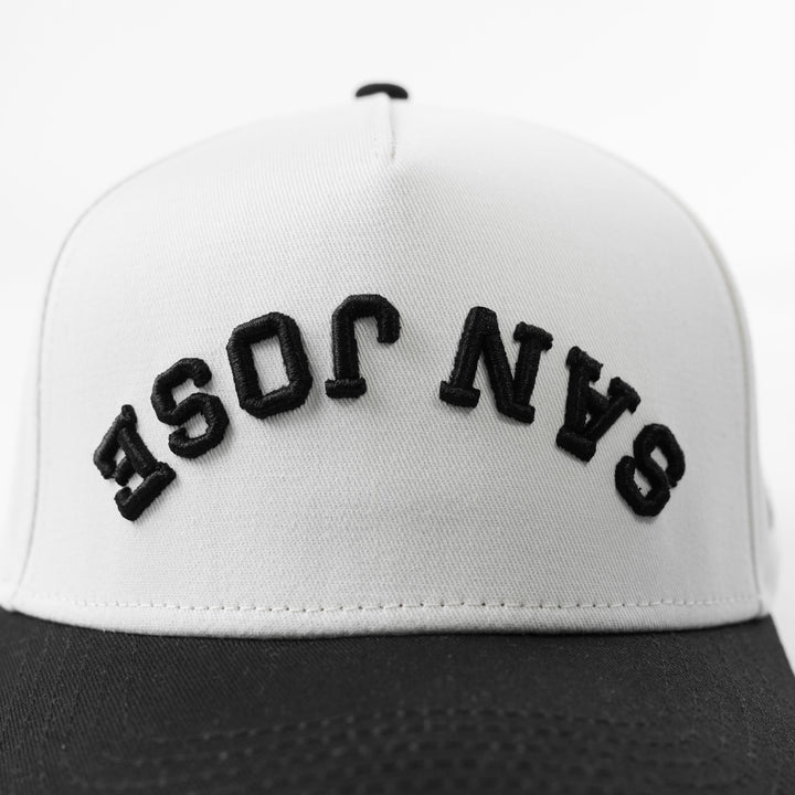 san jose upside down a-frame snapback hat