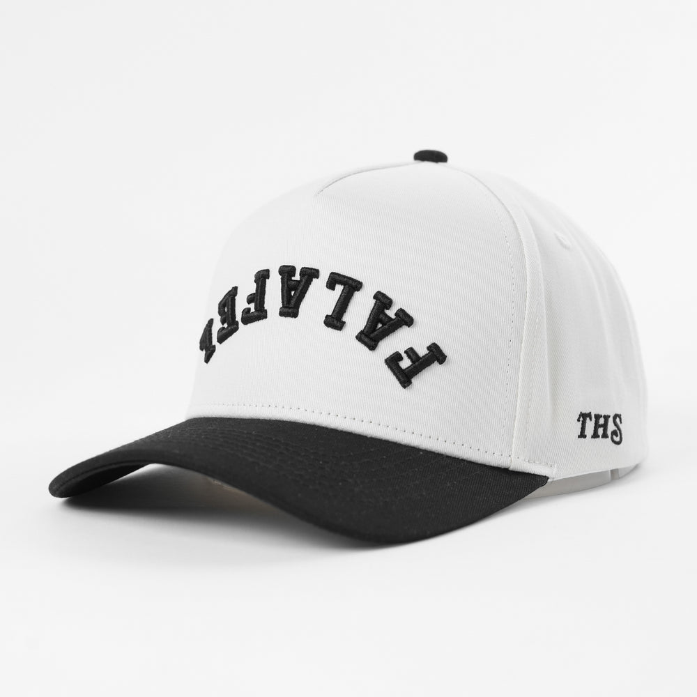 falafel upside down a-frame snapback hat