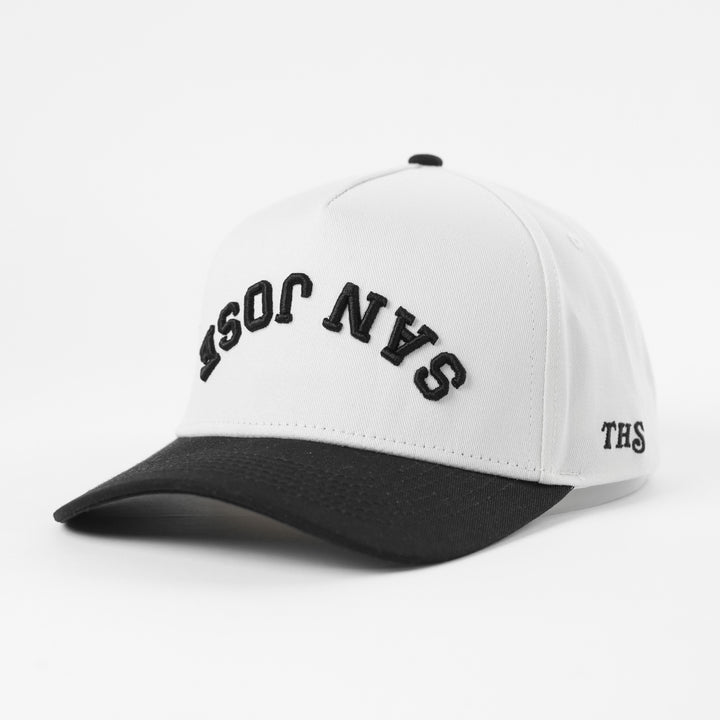 san jose upside down a-frame snapback hat