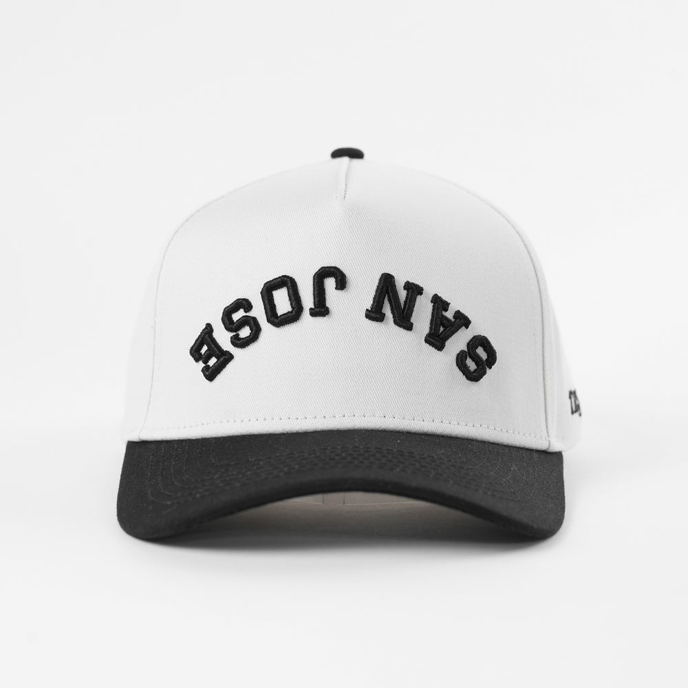 san jose upside down a-frame snapback hat