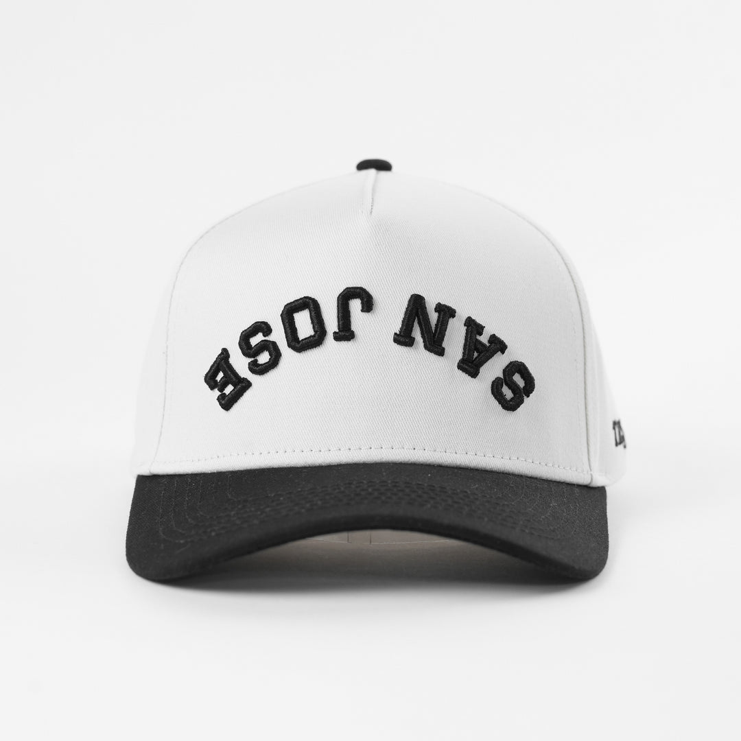 san jose upside down a-frame snapback hat