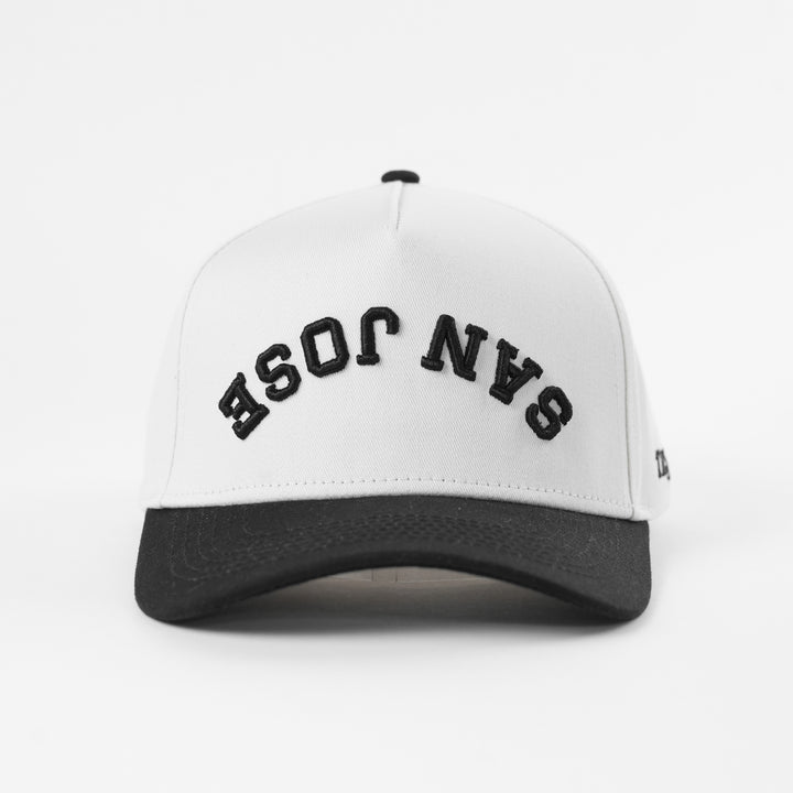san jose upside down a-frame snapback hat