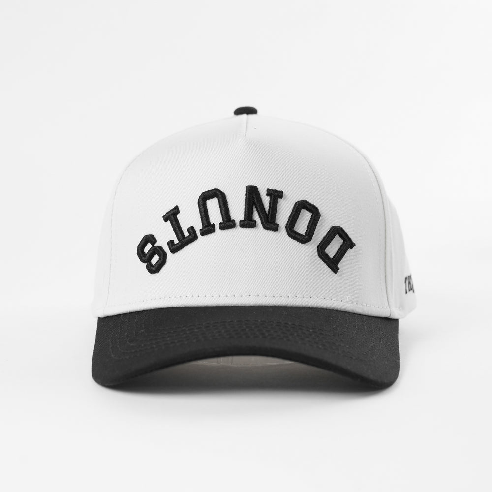 donuts upside down a-frame snapback hat