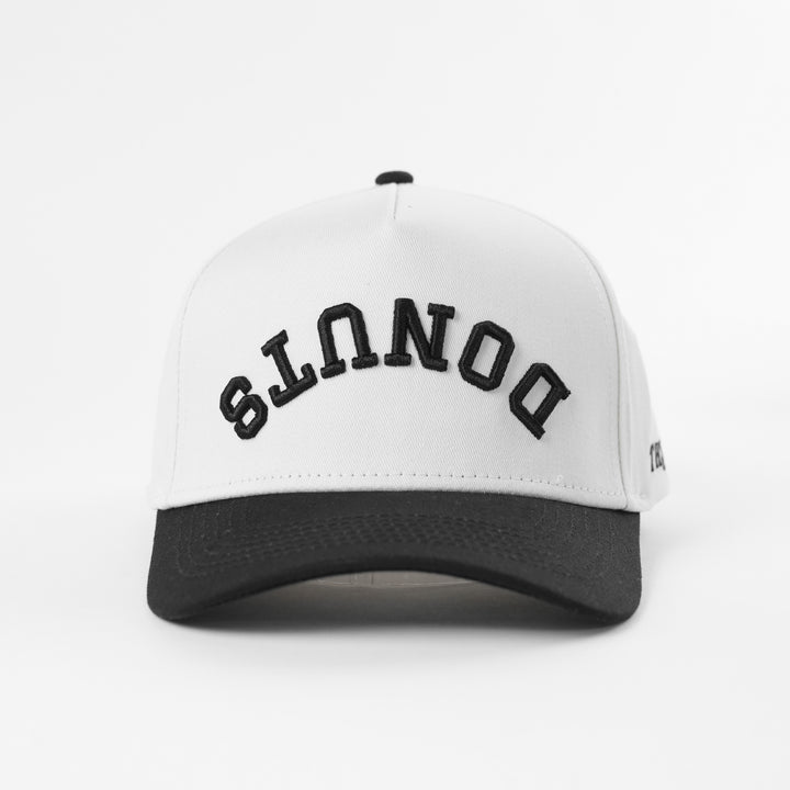 donuts upside down a-frame snapback hat
