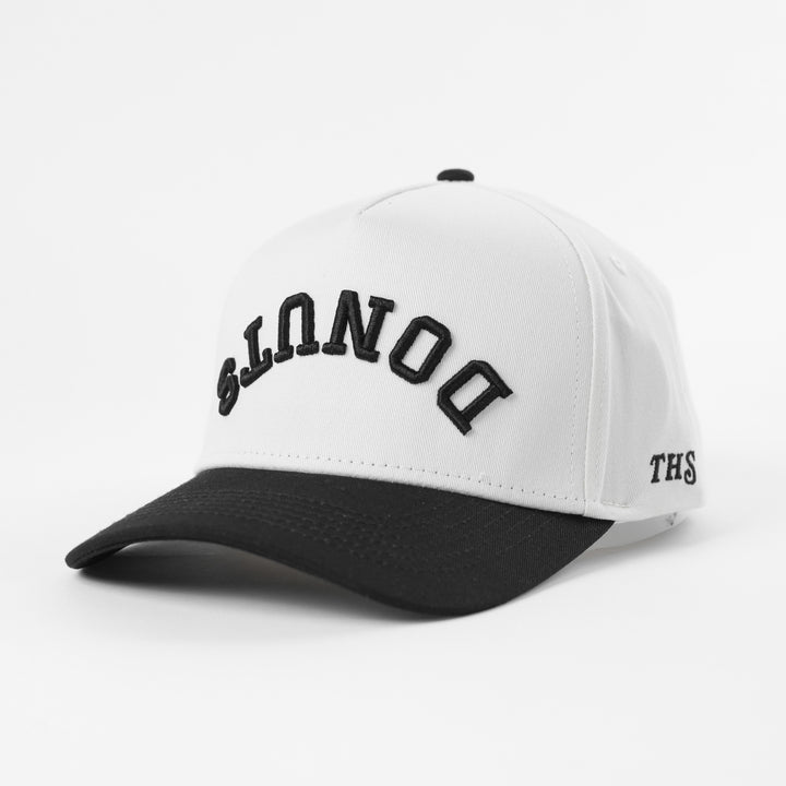 donuts upside down a-frame snapback hat