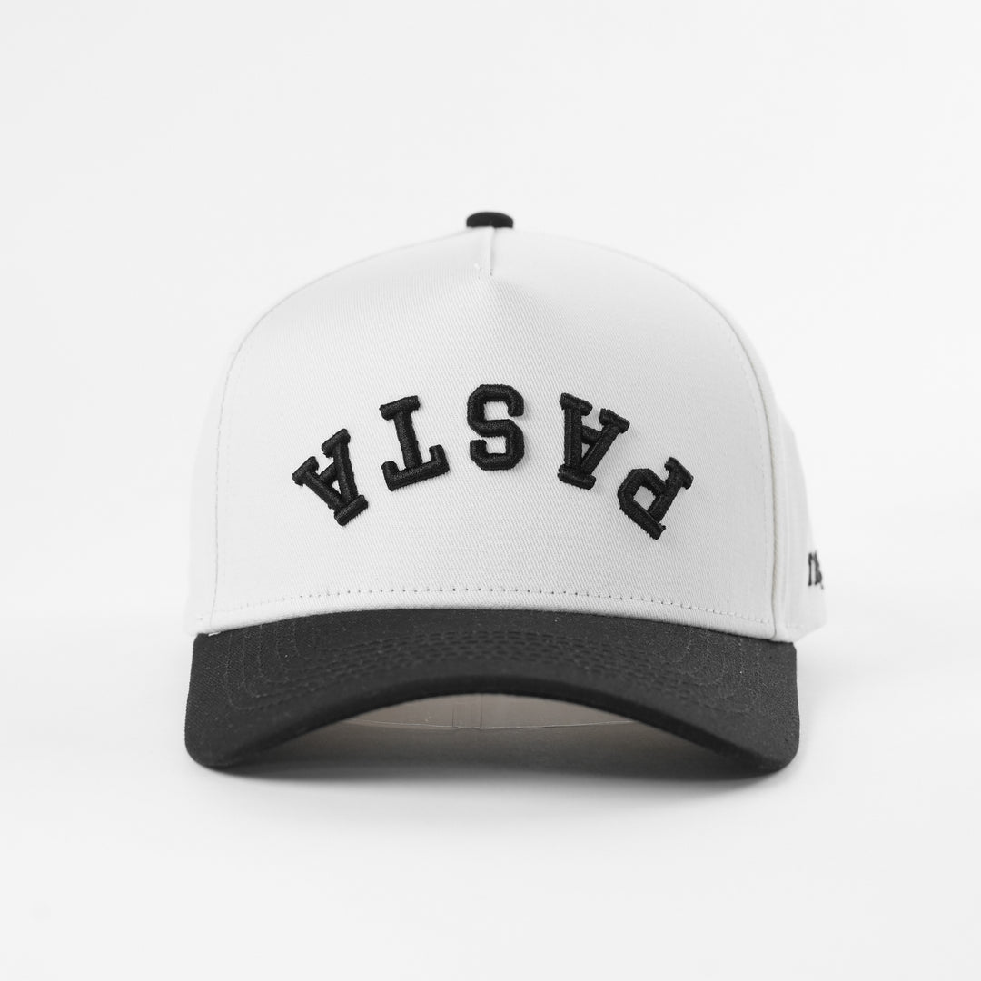 pasta upside down a-frame snapback hat