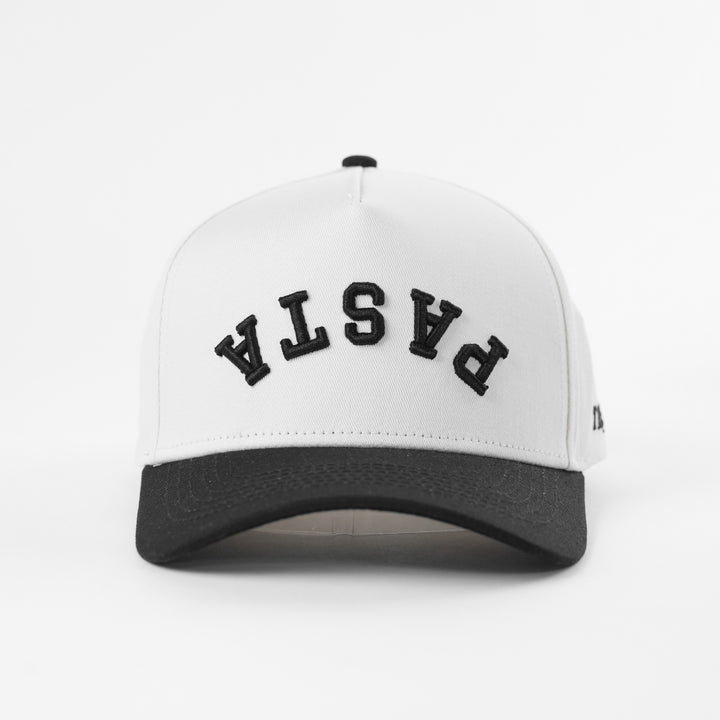 pasta upside down a-frame snapback hat