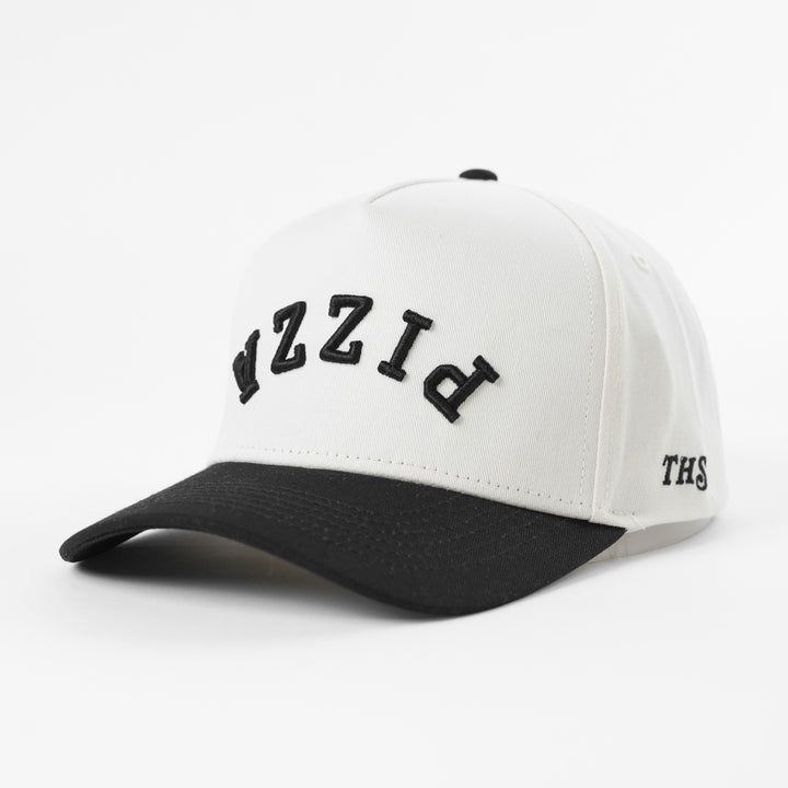 pizza upside down a-frame snapback hat