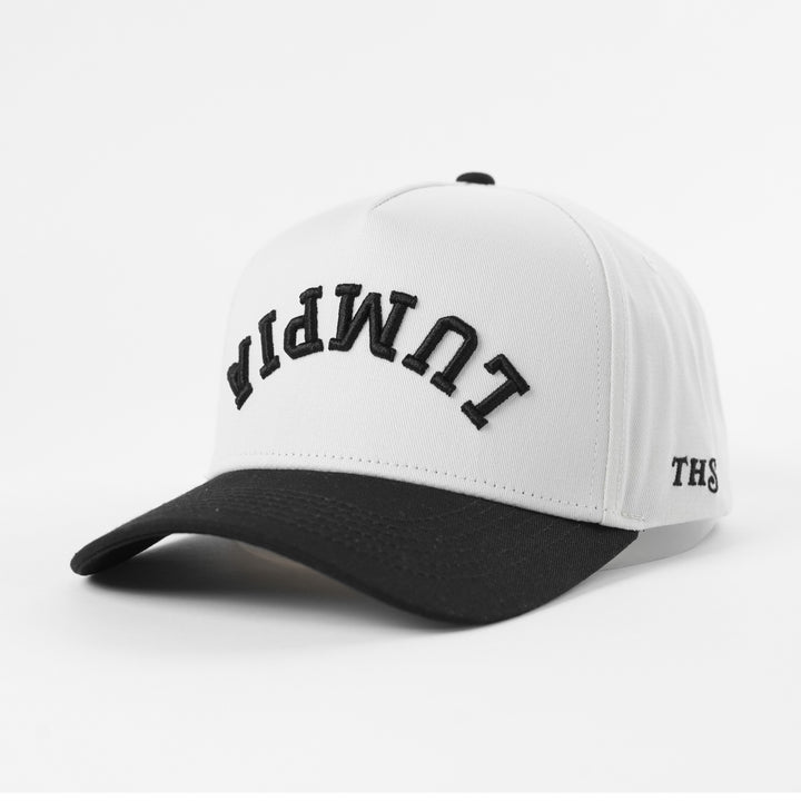 lumpia upside down a-frame snapback hat