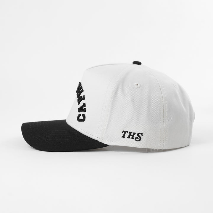 ca phe sua da vietnamese coffee a-frame snapback hat with THS logo on the side