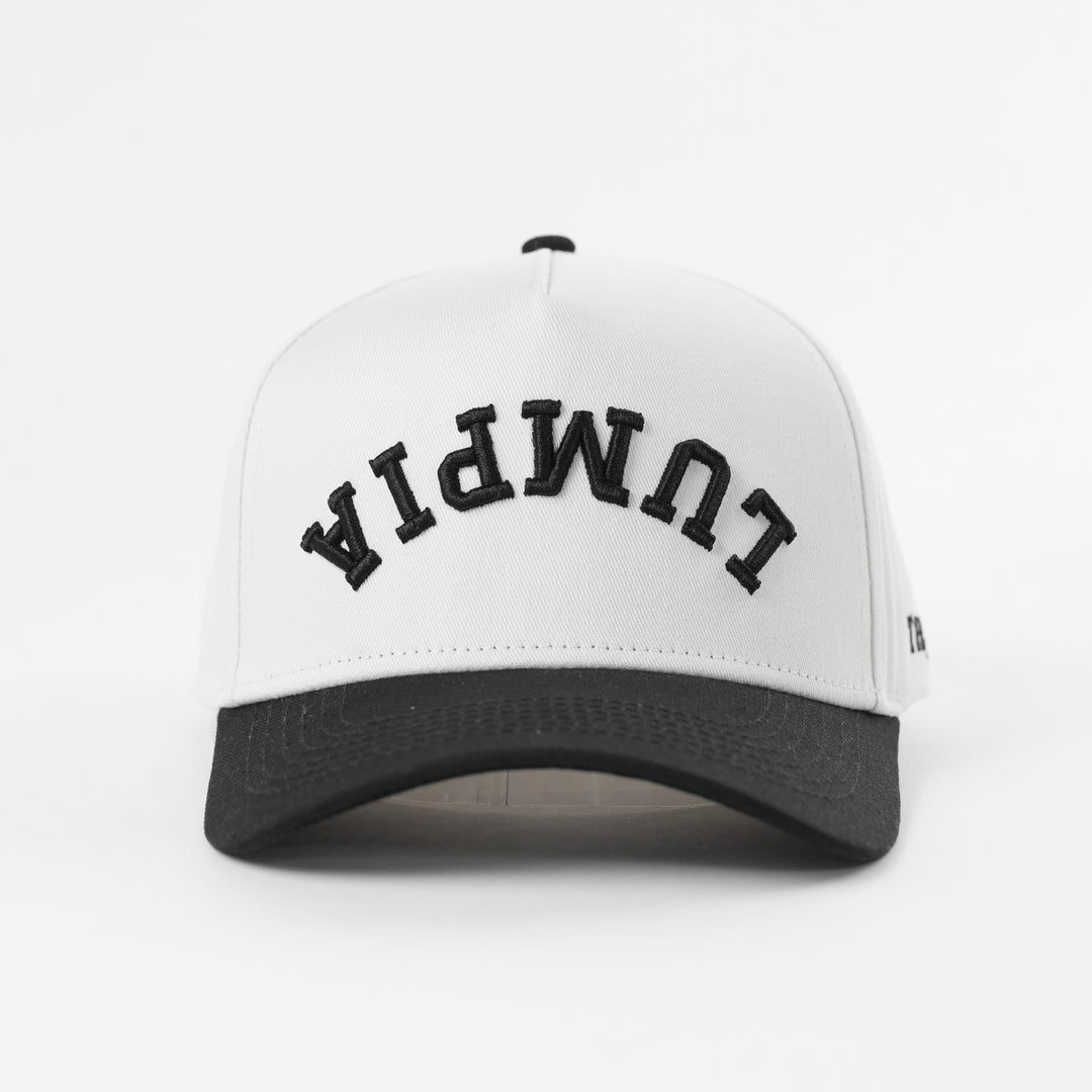 lumpia upside down a-frame snapback hat