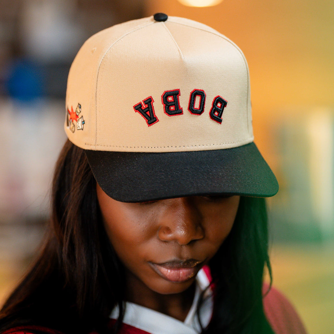 Khai Wu x The Hungry Sloth collaboration boba upside down hat
