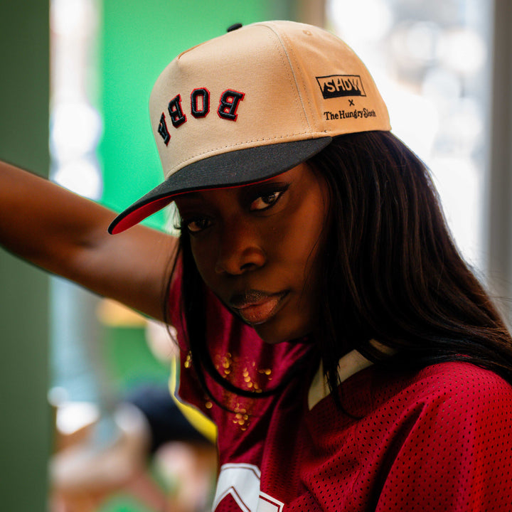 Khai Wu x The Hungry Sloth collaboration boba upside down hat