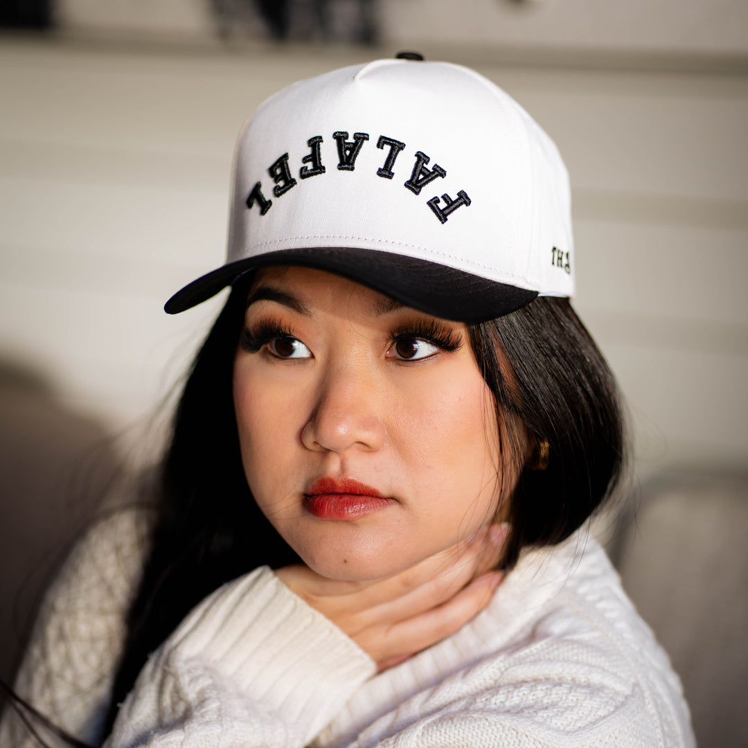 upside down falafel snapback hat