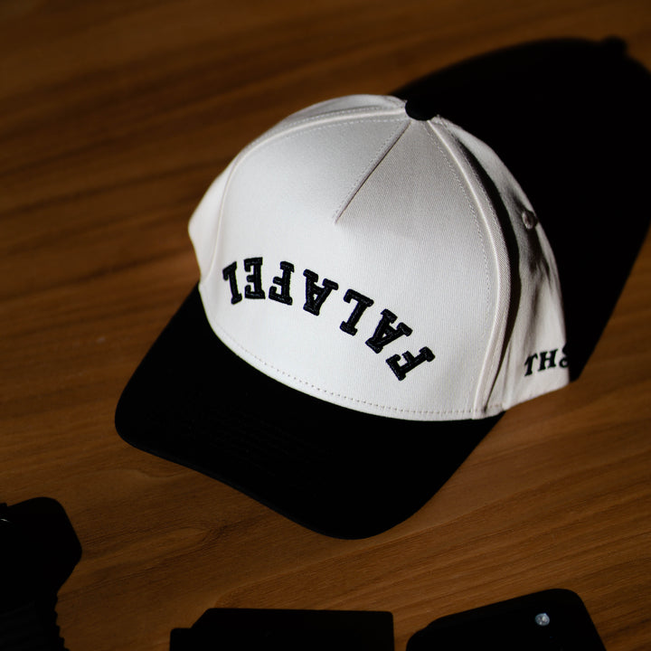 upside down falafel snapback hat