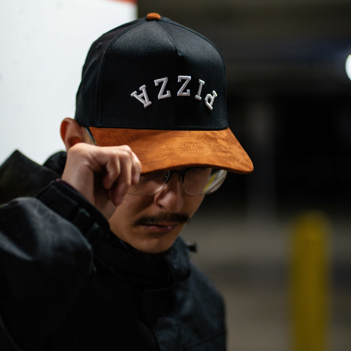 upside down pizza snapback hat