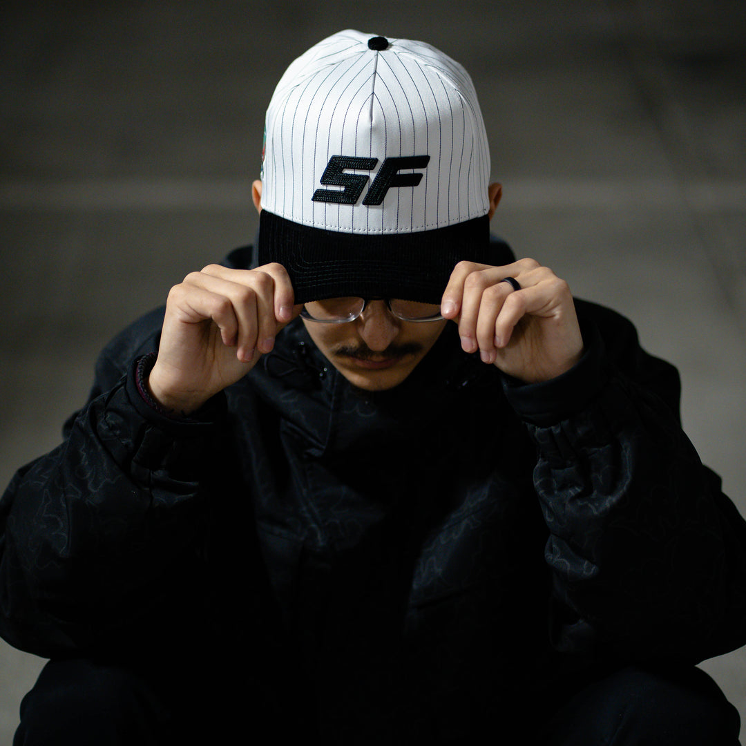 sf san francisco origins pinstripe snapback hat