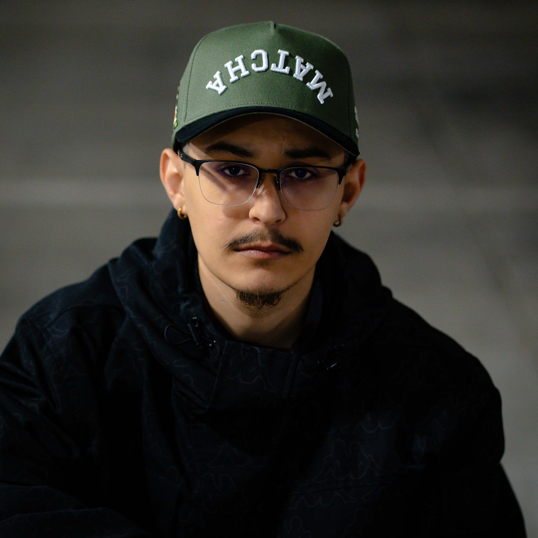 academic coffee x the hungry sloth collaboration matcha hat