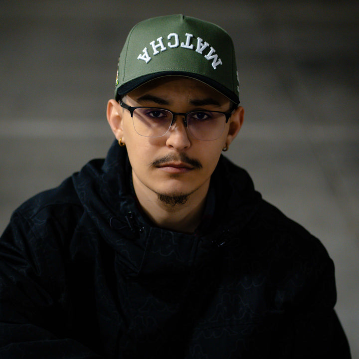 academic coffee x the hungry sloth collaboration matcha hat