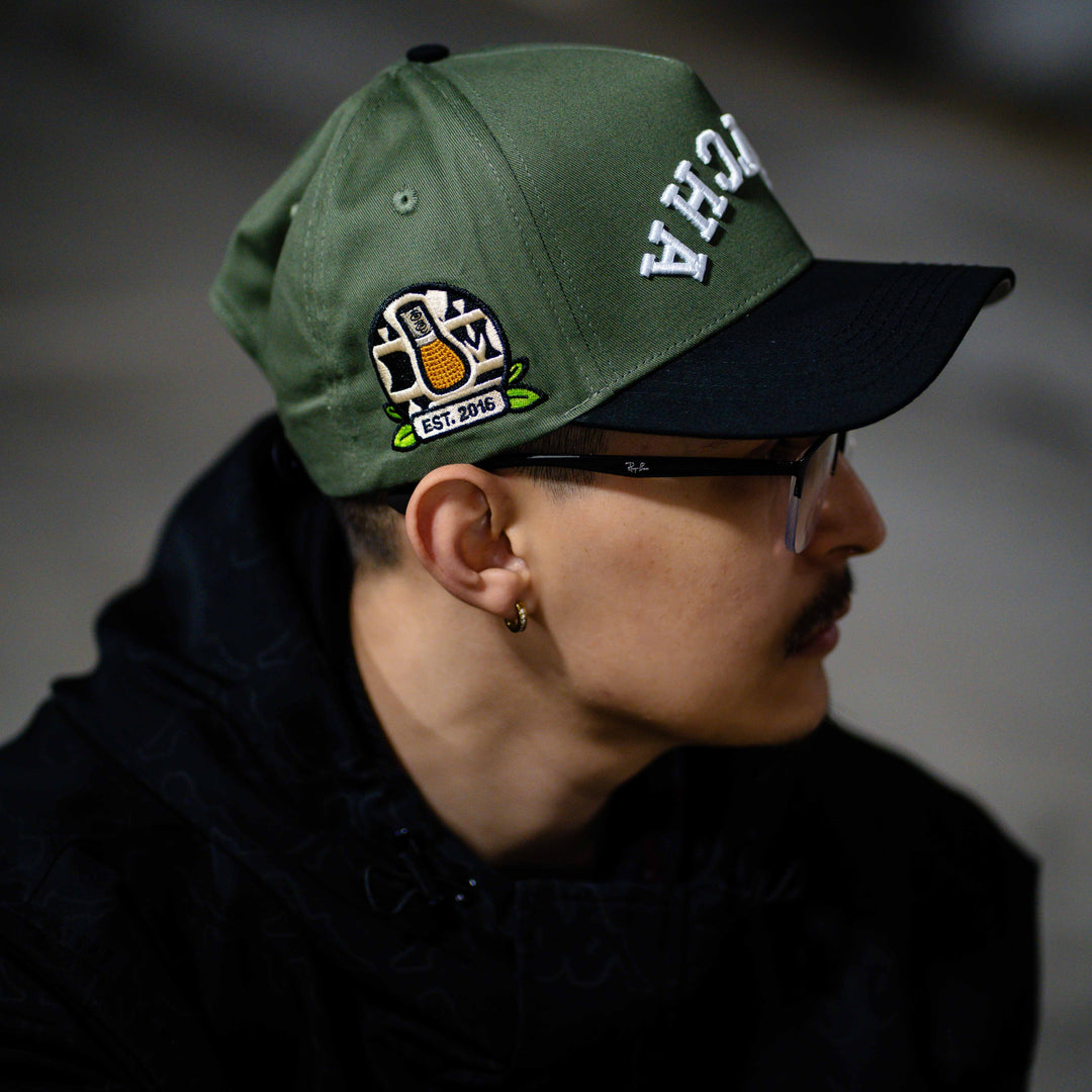 academic coffee x the hungry sloth collaboration matcha whisk hat