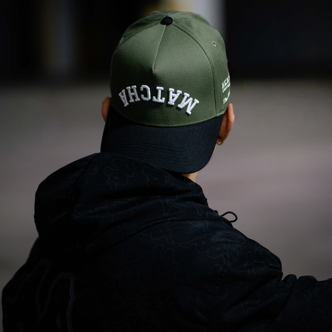 academic coffee x the hungry sloth collaboration upside down matcha hat