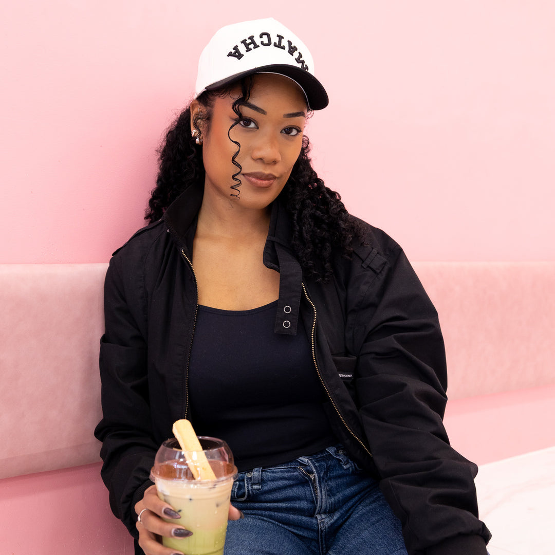 matcha upside down hat