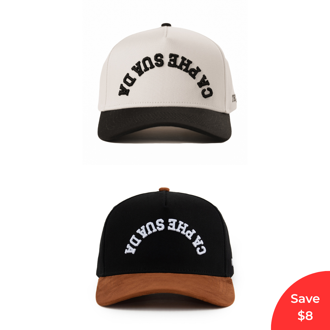 ca phe sua da vietnamese coffee hat bundle