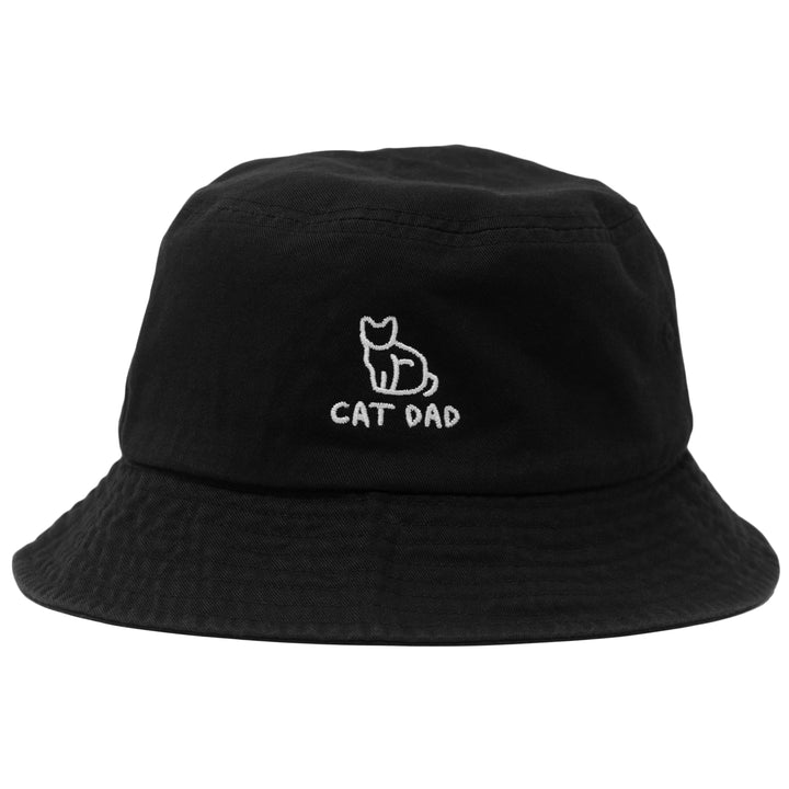 cat dad bucket hat