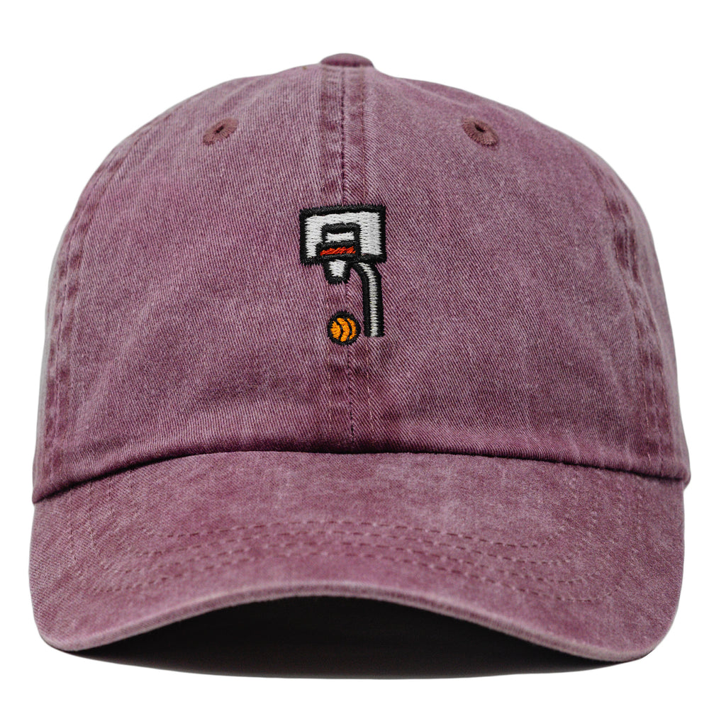 Vintage Red Basketball Hat