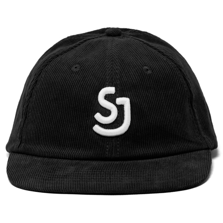 san jose corduroy snapback hat black