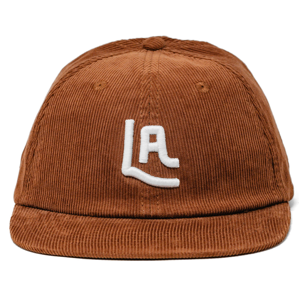 LA Los Angeles, CA corduroy snapback hat