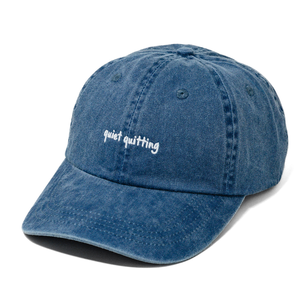 quiet quitting dad hat