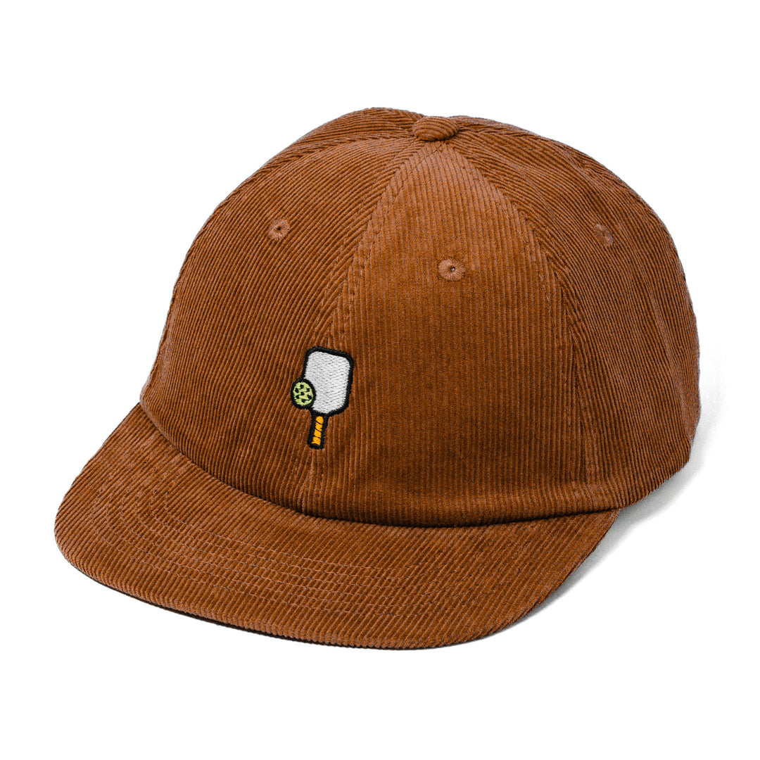pickleball corduroy snapback hat