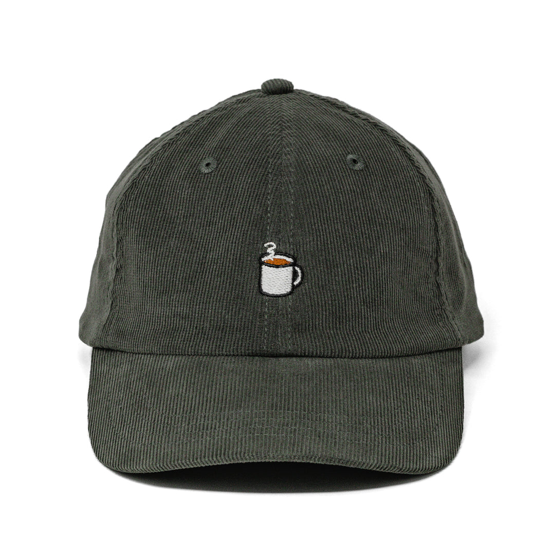 coffee corduroy cap