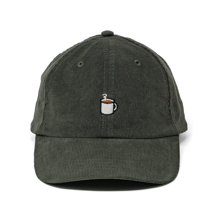 coffee corduroy cap