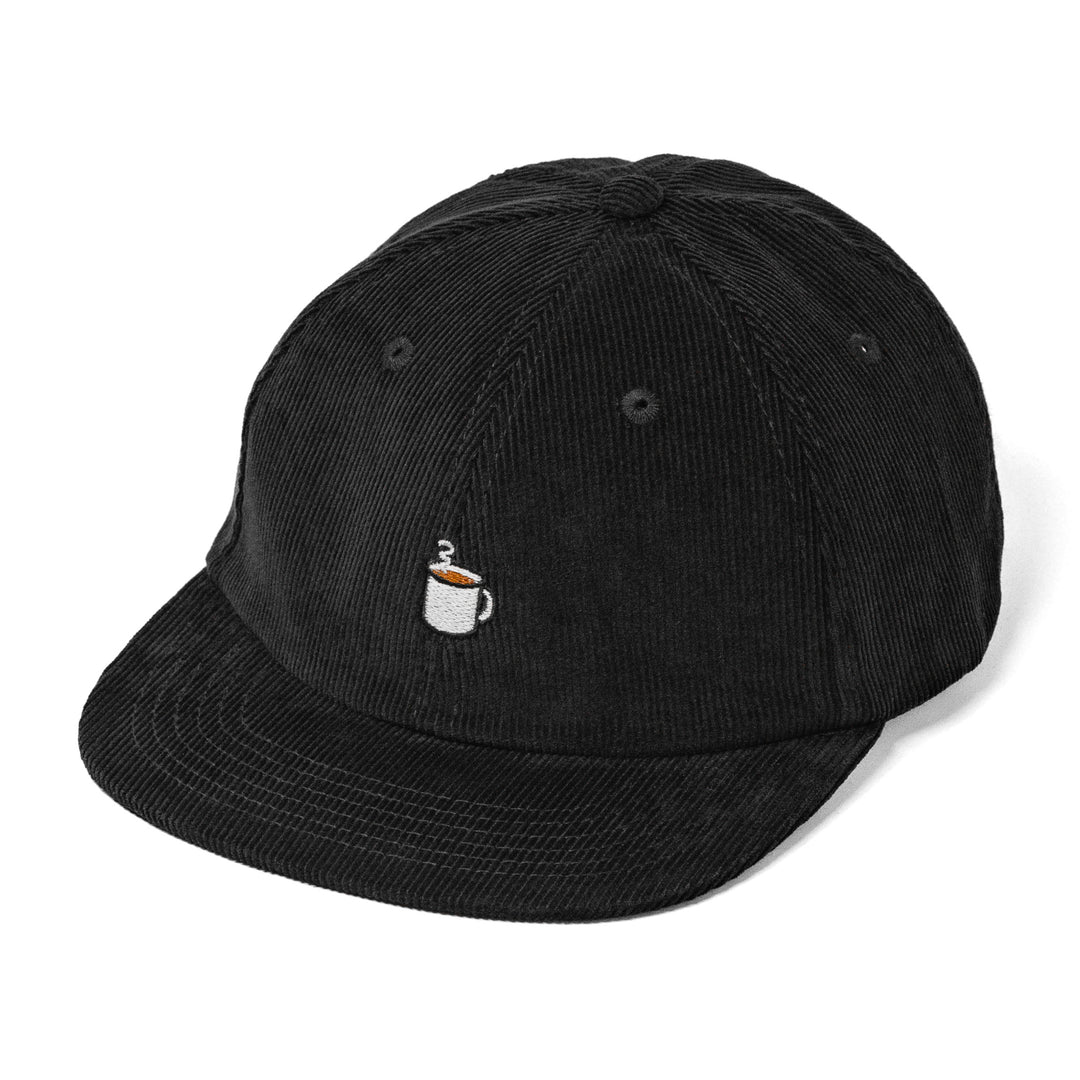coffee corduroy snapback hat