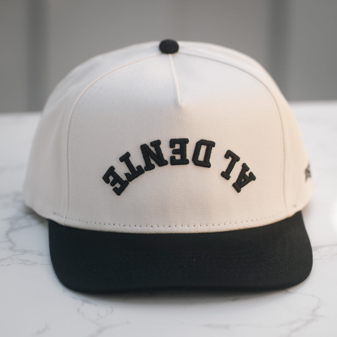 al dente upside down snapback hat