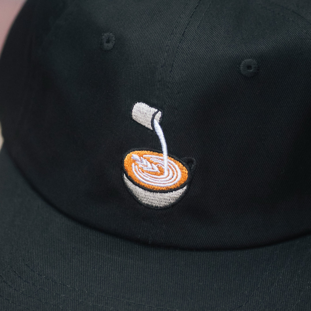 latte pour dad hat