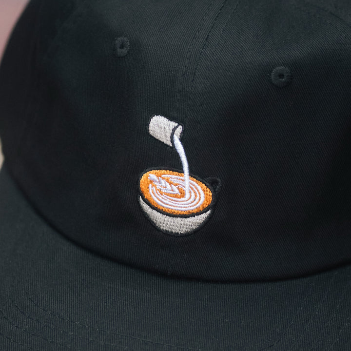 latte pour dad hat