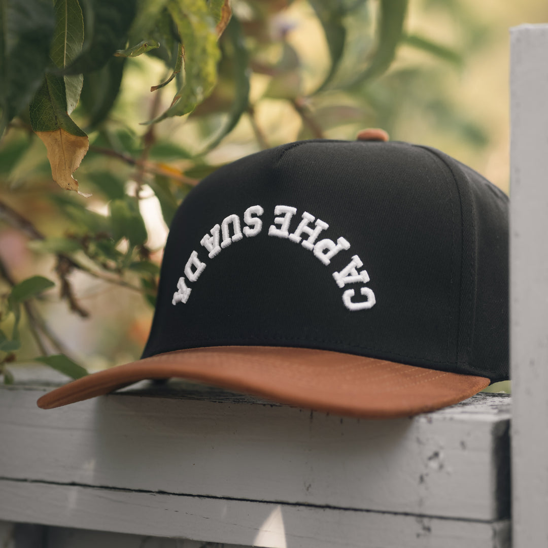 ca phe sua da vietnamese coffee upside down snapback hat