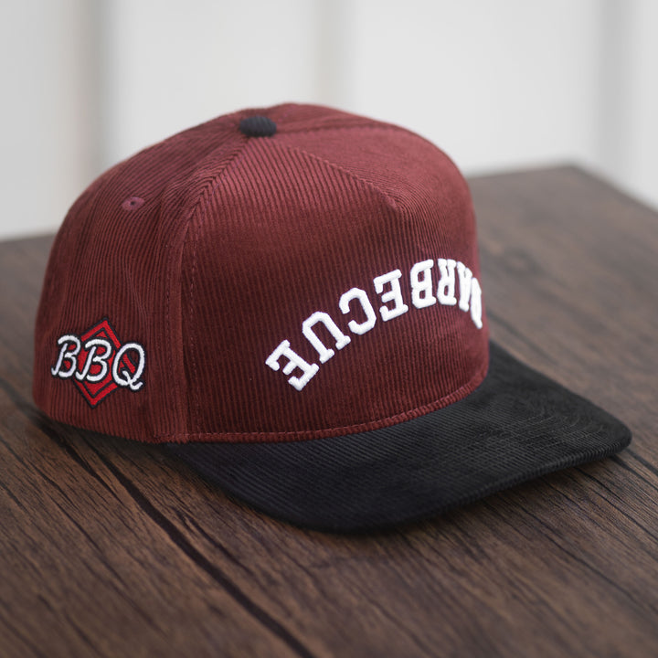 barbecue upside down snapback hat