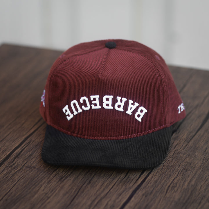 barbecue upside down snapback hat