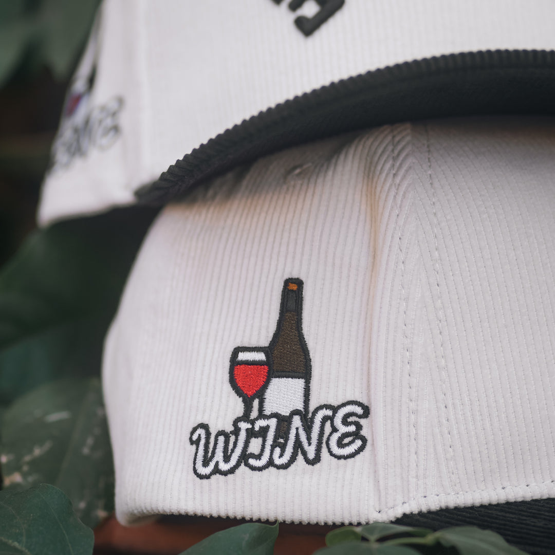 wine snapback hat