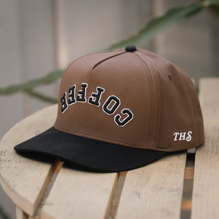 coffee upside down snapback hat san francisco coffee festival edition