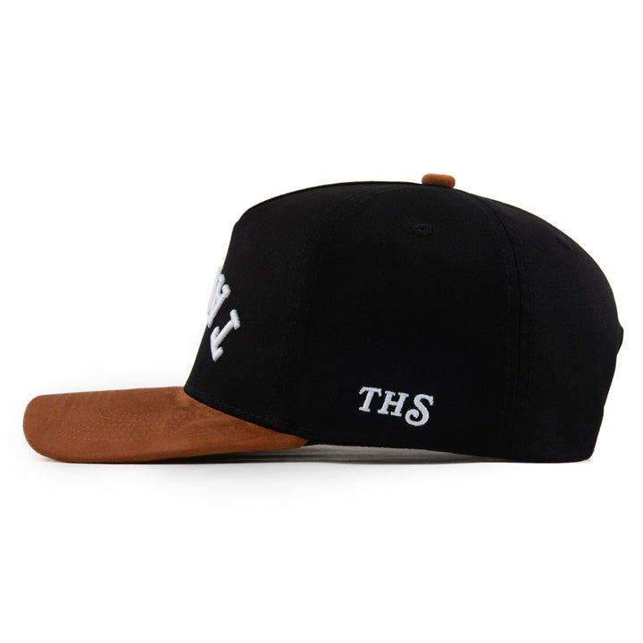 tacos snapback hat with the hungry sloth logo on the side
