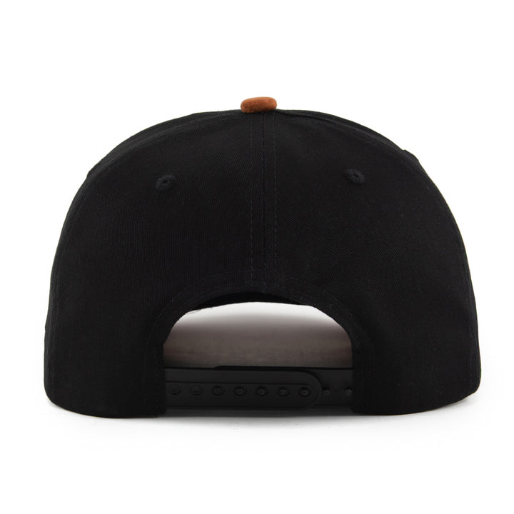 black snapback hat