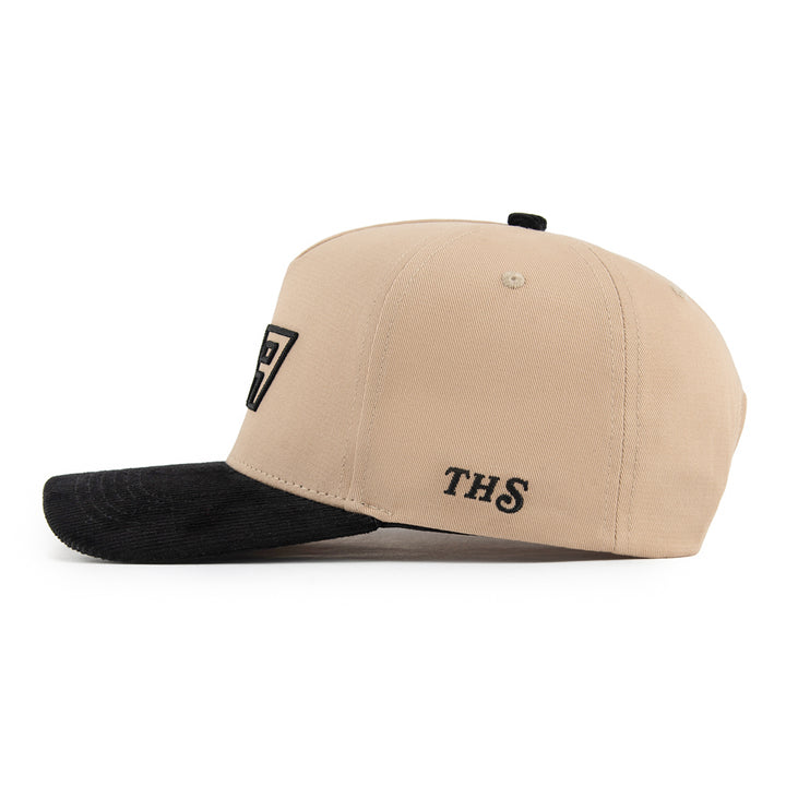 los angeles snapback hat with the hungry sloth logo on the side